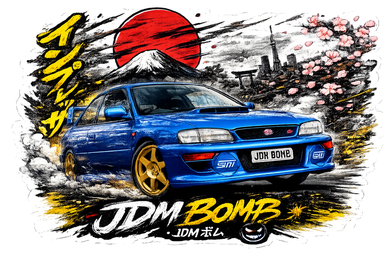 Impreza B22 JDM Vinyl Sticker | JDM Bomb