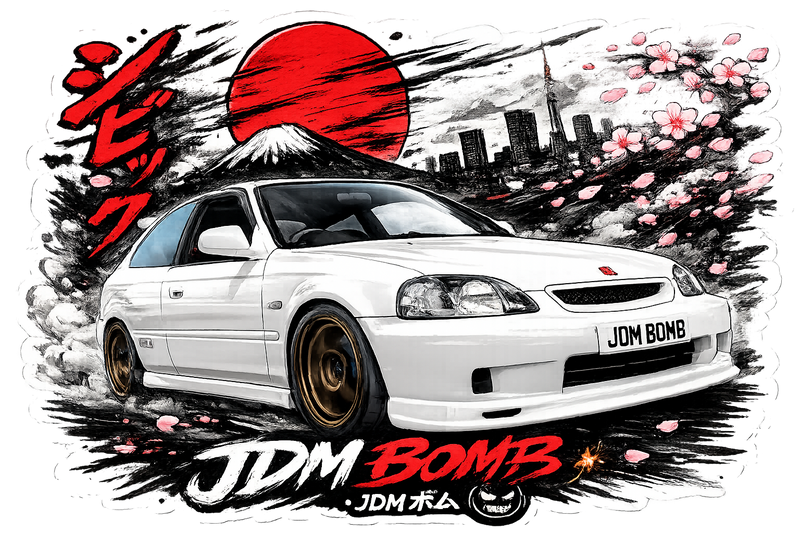 EK9 JDM Vinyl Sticker | JDM Bomb