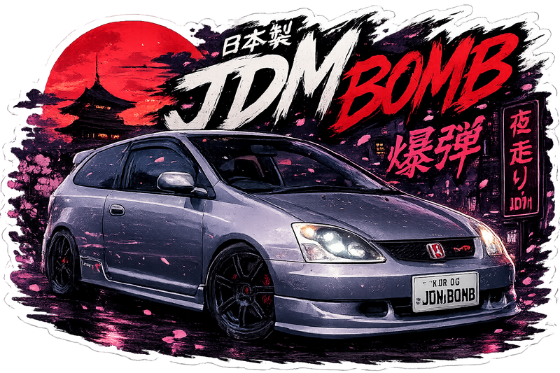 EP3 Type R JDM Vinyl Sticker | JDM Bomb