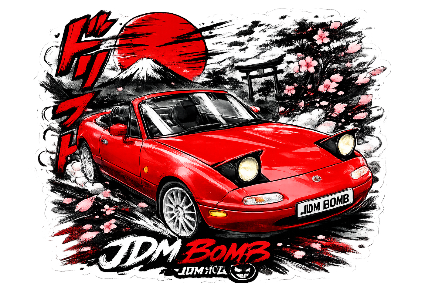 MX-5 JDM Vinyl Sticker | JDM Bomb