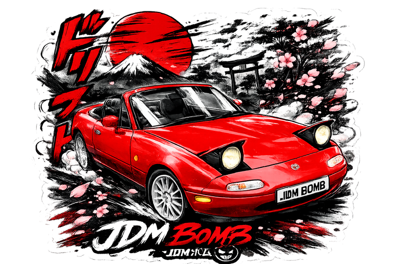 MX-5 JDM Vinyl Sticker | JDM Bomb