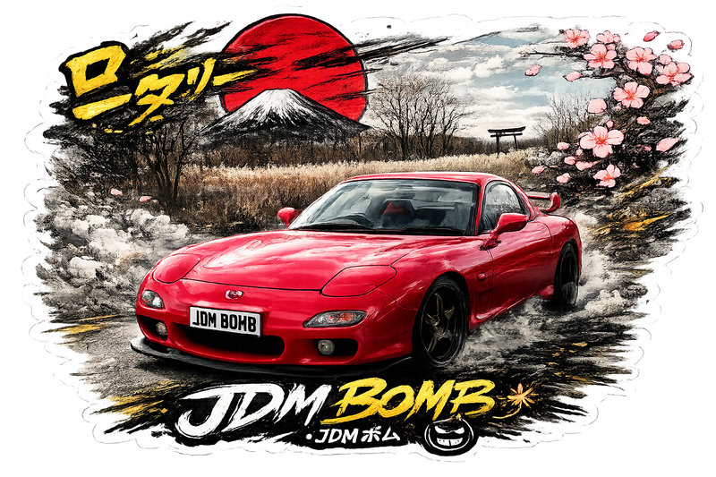 RX-7 JDM Vinyl Sticker | JDM Bomb